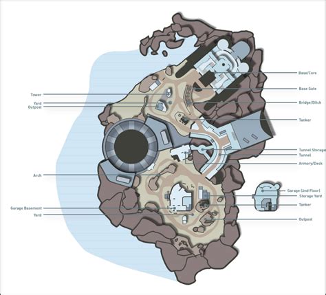 Halo 5 Warzone Maps Map Layout Game Level Design Cartography Map