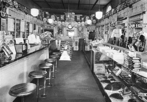 Rexall Drug Store Interior Photograph Wisconsin Historical Society