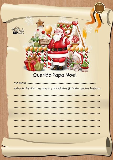 Descarga Tu Carta A Papa Noel Personalizable Carta A Papá Noel