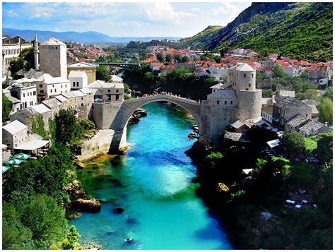 The City Of Mostar In Bosnia And Herzegovina Pics