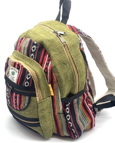 Unique Design Himalaya Hemp Backpack Small Backpack Hippie Etsy