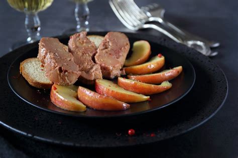 Recette foie gras chaud aux pommes
