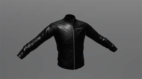 Leather Jacket 3d Model By Bauerband F6c7bb2 Sketchfab