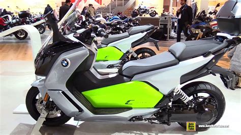 2017 Bmw C Evolution Electric Scooter Accessorized Walkaround 2016