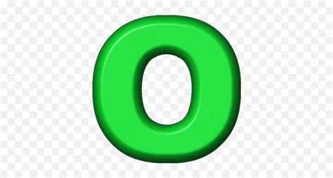 Letter O Png Green O Alphabeto Png Free Transparent Png Images