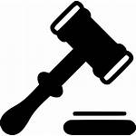 Judge Icon Hammer Legal Law Justice Action