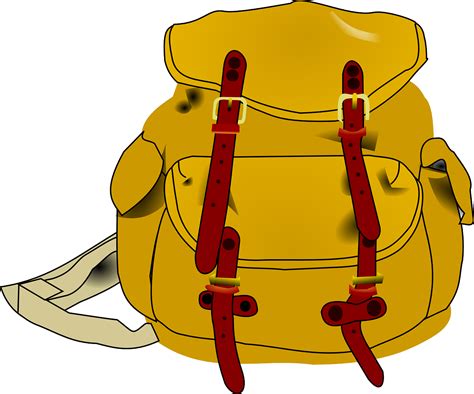 Hiking Clipart Travel Backpack Hiking Travel Backpack Transparent Free