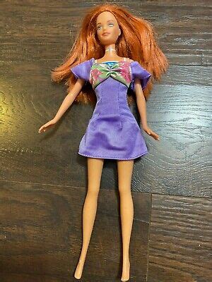 Midge Barbie Doll Head Body Mattel Red Hair Freckles