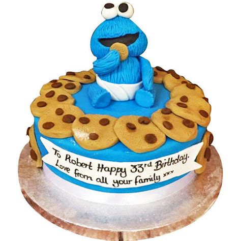 Cookie Monster Cake Buy Online Free Uk Delivery — New Cakes
