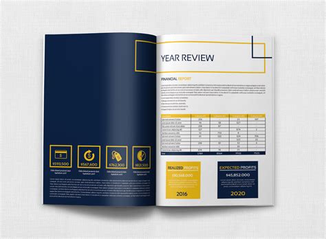 Annual Report Brochure Template by OWPictures on Dribbble