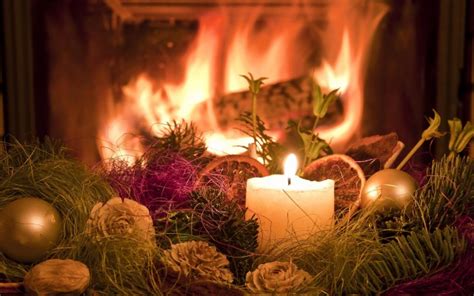 Fireplace Hd Wallpapers Christmas Decoration Mantle 1920x1200