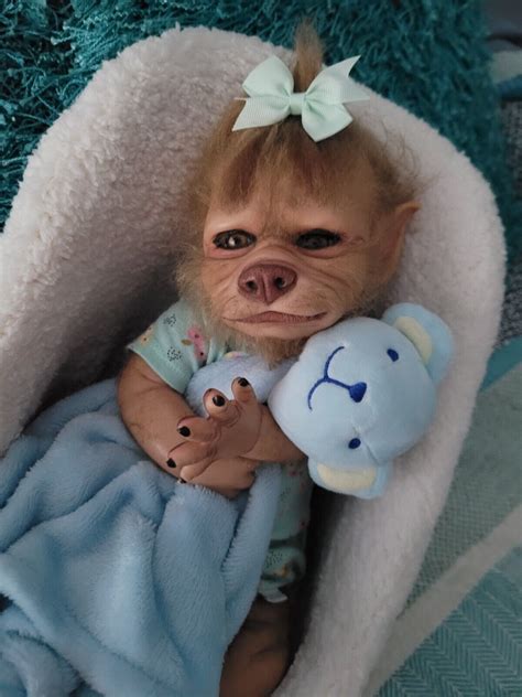Reborn Robbie Werepup Girl Reborn Doll By Asia Eriksen So Cute Htf Ebay