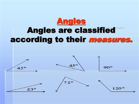 Ppt Classification Of Angles Powerpoint Presentation Free Download
