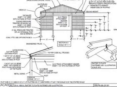 North dakota state university has a number of elaborate plans for all sorts of house building. 30' X 40' POLE BARN PLAN - YouTube