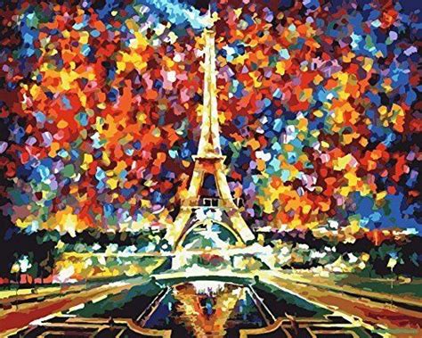 Paint By Number Eiffel Tower Kits • Paint By Number For Adults Abstract