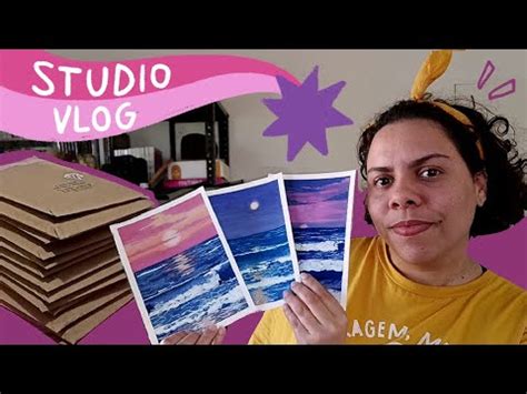 Studio Vlog Produtos Novos Apoia Se Pintando Com Guache E Aquarela YouTube