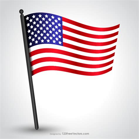 Usa Flags Free Vector Graphics