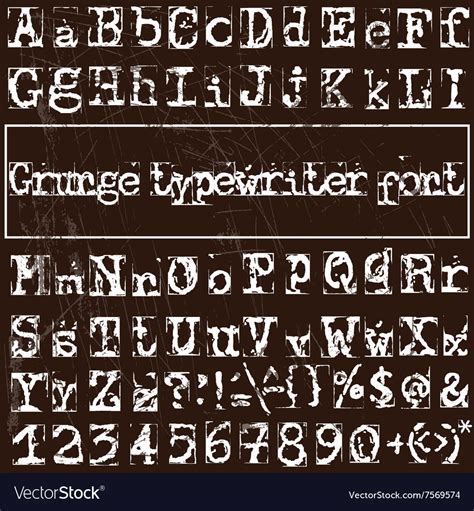 Old School Typewriter Font