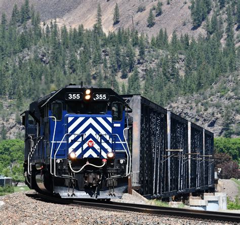 Mrl Sd45 355 A Montana Rail Link Eastbound Local Job Passe Flickr