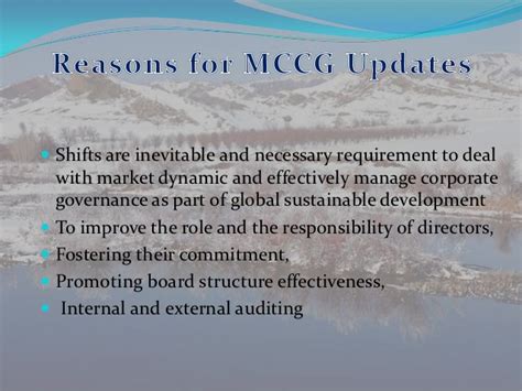 Global corporate governance colloquia (gcgc). Malaysian Code on Corporate Governance (MCCG)