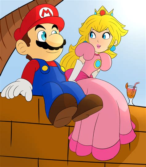 Pin On Mario And Princess Peach