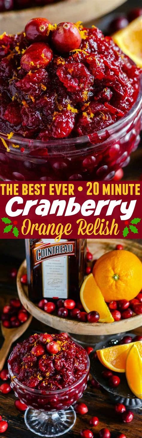11 cranberry relish recipes to add to your thanksgiving table. Cranberry Orange Relish: the best homemade fresh cranberry ...