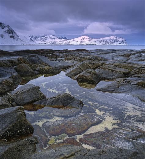 Hot Rocks Vareid Vareid Lofoten Norway Transient Light