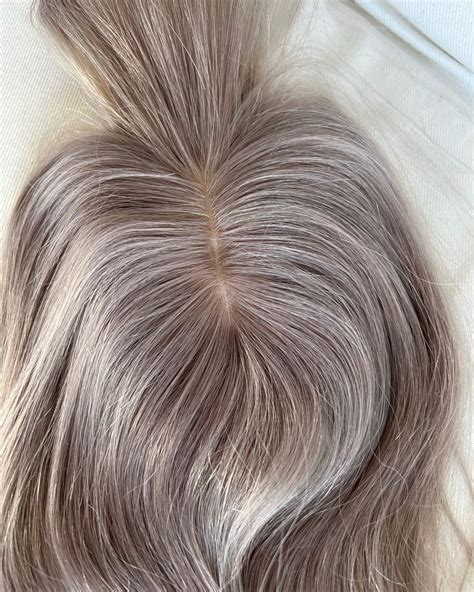 Grey Hair Topper, Blonde Hair Topper, Grey Blonde Hair, Bangs And