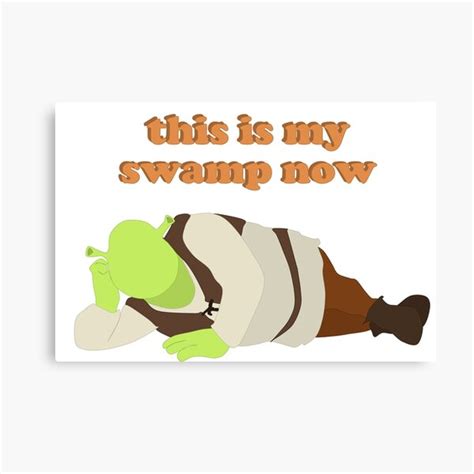 This Is My Swamp Canvas Prints Redbubble