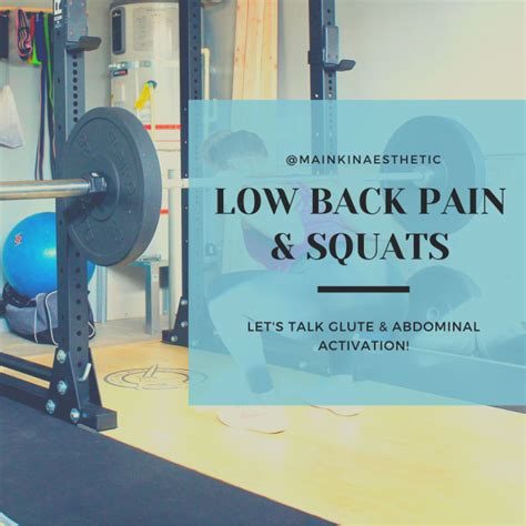 Back Pain And Squat