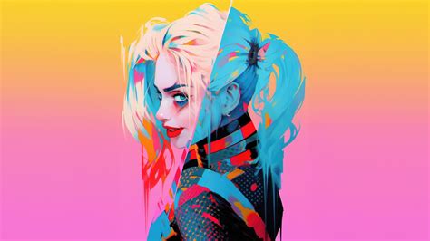 2048x1152 harley quinn colorful minimal 5k 2048x1152 resolution hd 4k wallpapers images