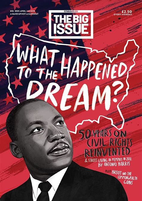 Dr Martin Luther King Jr The Big Issue Helen Green Illustration