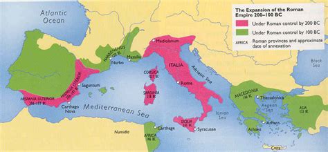 2 The Expansion Of The Roman Empire 200 100 Bc Source Stevenson