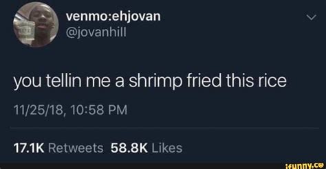 Youre Telling Me A Shrimp Fried This Rice Captions Ideas