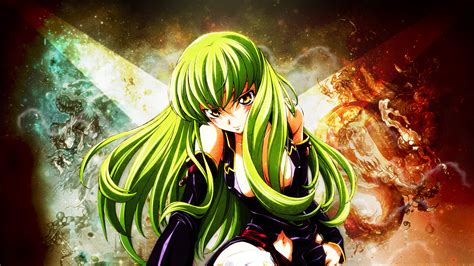 Download Green Hair C C Code Geass Anime Code Geass Hd Wallpaper