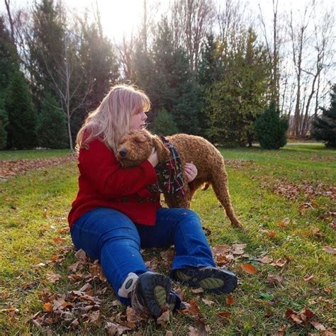 Service Dog Hugs All Toronto Womans Pain Away