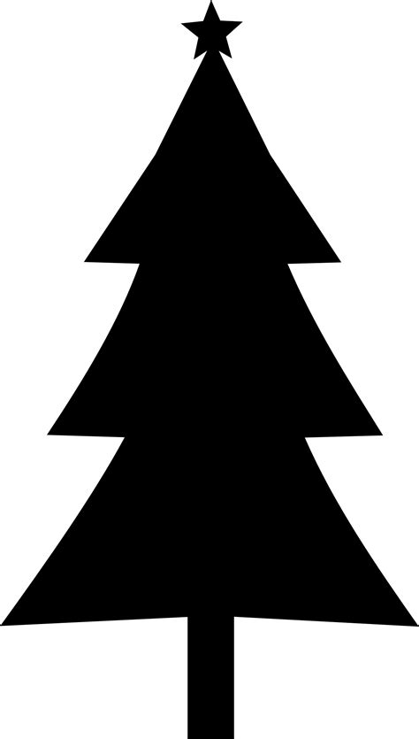 Christmas Tree Silhouette Clip Art Fir Tree Png Download 11562037