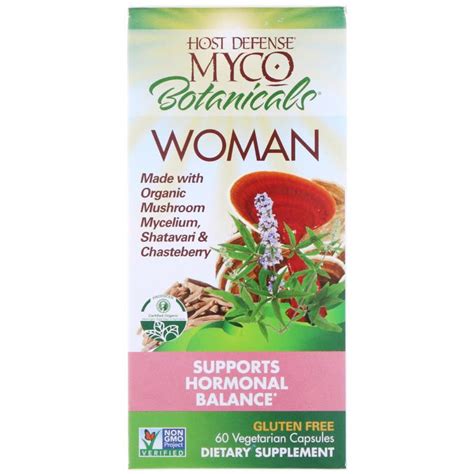 Fungi Perfecti Myco Botanicals Woman Supports Hormonal Balance 60 ...