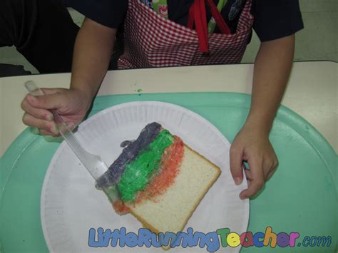 Rainbow Bread Little Running Teacher