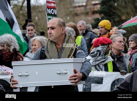 Man holding empty childs coffin hi-res stock photography and images - Alamy