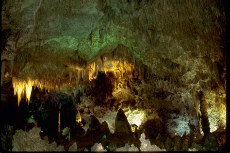 Stalactite Hanging From The Ceiling At Carlsbad Caverns