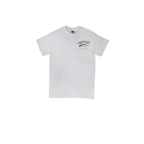 Short Sleeve White T Shirt W Pocket