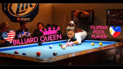8 Ball Pool Match With My Ladies Leauge Filipina Playing Pool Youtube