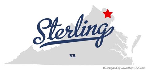 Map Of Sterling Va Virginia