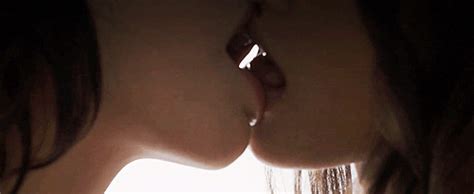 Kiss Lesbian Tease Hot Erotic Lust Tongue Lips