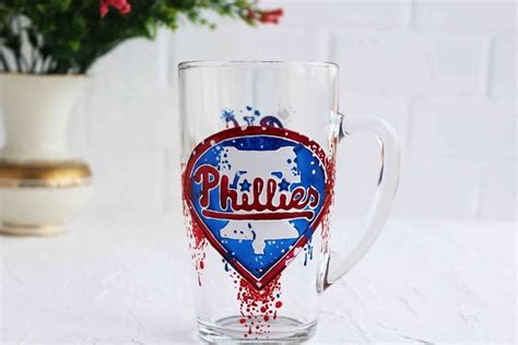 Phillies Logo Personalized T For Fan Coffee Mug Hand Etsy Mugs