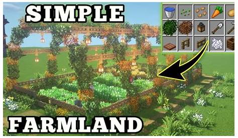 Minecraft Simple Farm Design