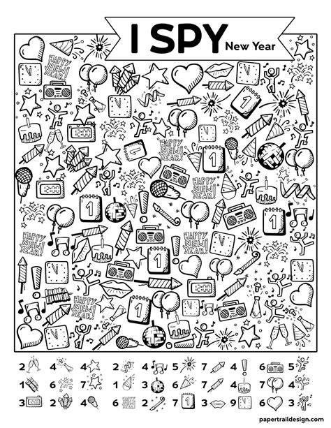 Printable New Years Activities Printable Word Searches