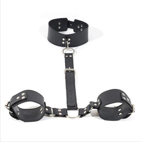 bdsm bondage restraint bondage fetish slave leather handcuffs adult erotic sex toys for woman