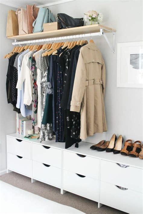 Clothing Storage Ideas For Small Bedrooms Webvisit Closet Small